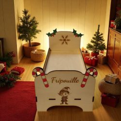 Lit simple personnalisable pour lutin farceur, vue 3