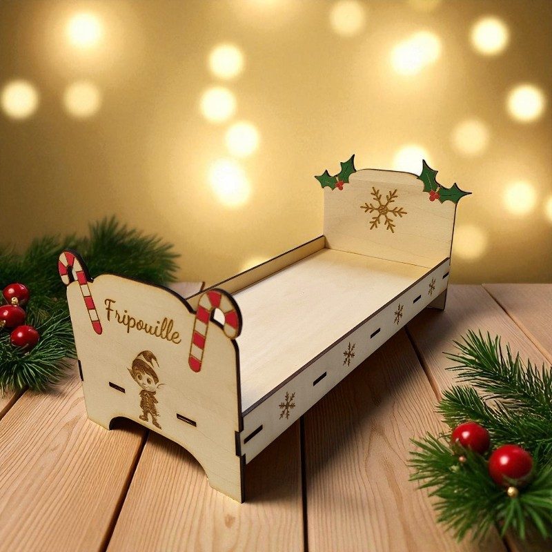 Lit simple personnalisable pour lutin farceur
