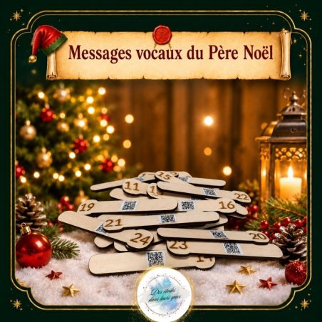 Tirettes 2026 – Messages vocaux du Père Noël